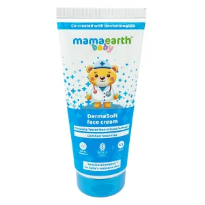 Mamaearth Baby DermaSoft Face Cream 80g – Gentle Moisturizer for Sensitive & Dry Baby Skin
